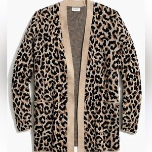 J.Crew Leopard Print Cardigan